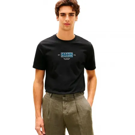 타미힐피거 헤리티지 Label 반팔 티셔츠 142758203