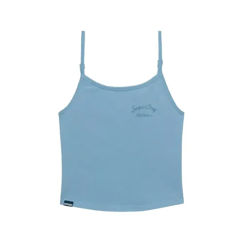 슈퍼드라이 Athletic Esentials 그래픽 Cami 나시 티셔츠 142784564