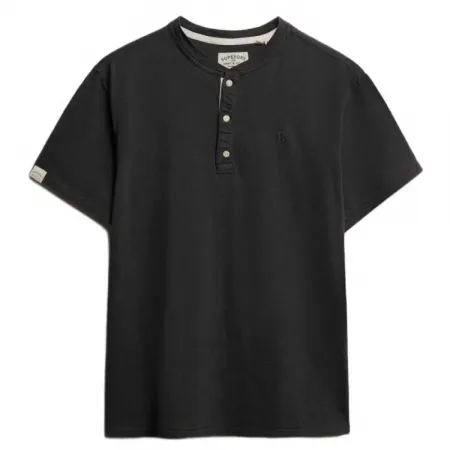 슈퍼드라이 클래식 코튼 Lin Grandad 반팔 티셔츠 142784624