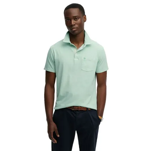 슈퍼드라이 클래식 코튼 Linen 반팔 폴로 셔츠 142784631