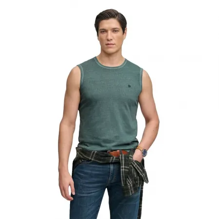 슈퍼드라이 클래식 코튼 Linen 나시 티셔츠 142784640