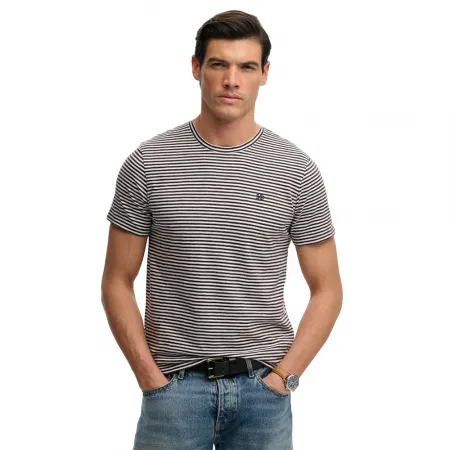 슈퍼드라이 클래식 에센셜 Stripe 반팔 티셔츠 142784677