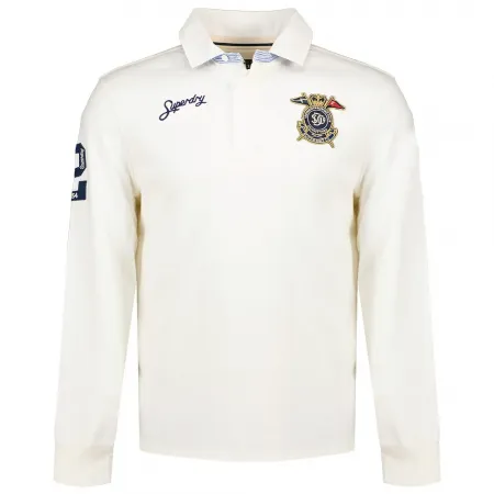 슈퍼드라이 더블 Emblem Rugby 긴 소매 폴로 142784747