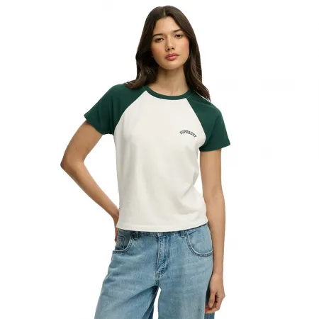 슈퍼드라이 에센셜 Logo 레트로 반팔 티셔츠 142784829