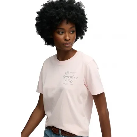 슈퍼드라이 Luxe 캐주얼 Relaxed Fit 반팔 티셔츠 142784942