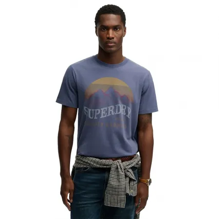 슈퍼드라이 Outdoors Mountain Relaxed Fit 반팔 티셔츠 142785029