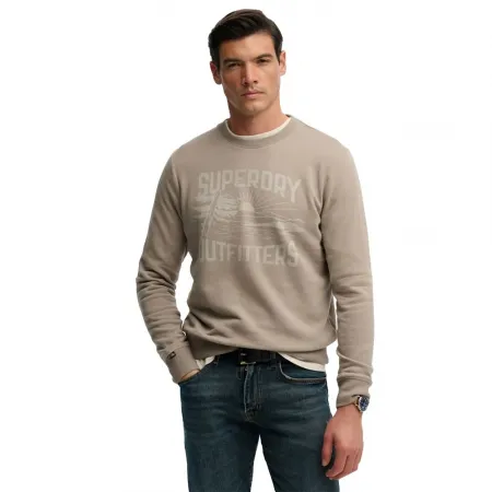 슈퍼드라이 레트로 Outdoor Relaxed Fit 스웨터 142785103