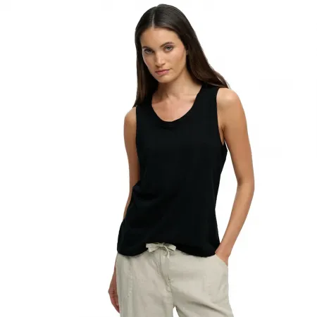 슈퍼드라이 Scoop Neck 나시 티셔츠 142785129