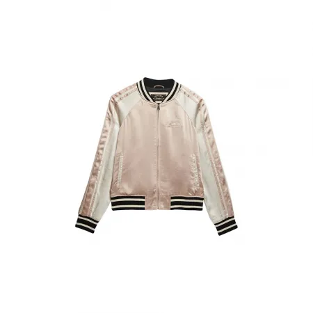 슈퍼드라이 Suikajan Embroidered 봄버 자켓 142785181