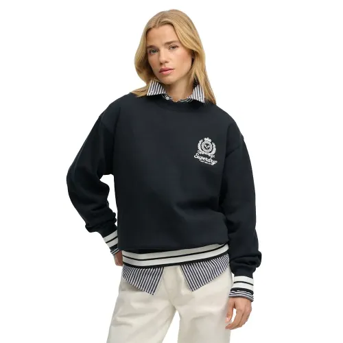 슈퍼드라이 컨트리 클럽 Crest Crew 스웨터 142797638