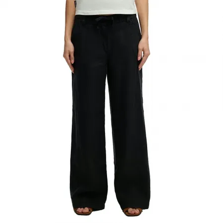 슈퍼드라이 Linen 로우웨스트 팬츠 142797723