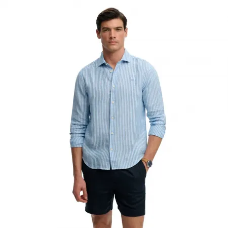 슈퍼드라이 Riviera Linen 긴팔 셔츠 142797822