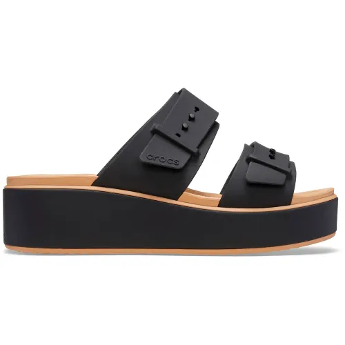 크록스 Brooklyn Buckle Matte Wrap Low 샌들 142817260
