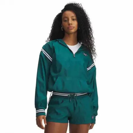 언더아머 Icon Woven Heritage 하프 지퍼 스웨터 142830953