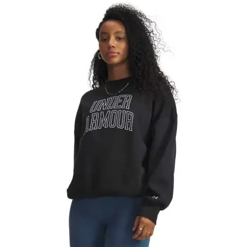 언더아머 Rival 플리스 오버핏 Varsity Crew 스웨터 142831314