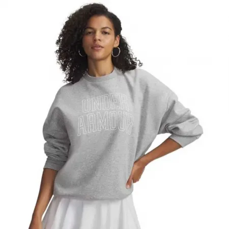 언더아머 Rival 플리스 오버핏 Varsity Crew 스웨터 142831315