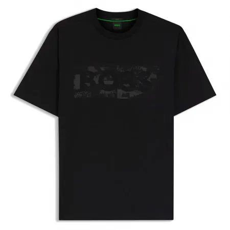 보스 Globe Logopattern 10278673 반팔 티셔츠 142850608