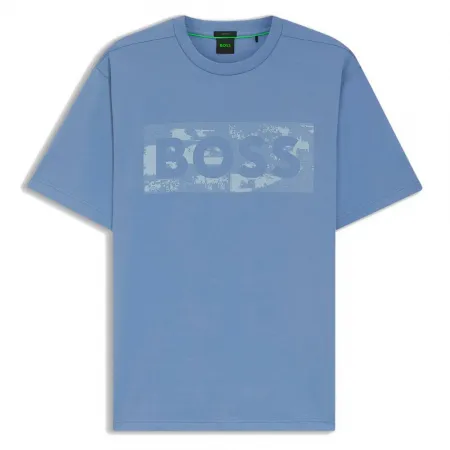 보스 Globe Logopattern 10278673 반팔 티셔츠 142850609