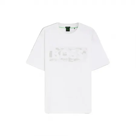 보스 Globe Logopattern 10278673 반팔 티셔츠 142850611