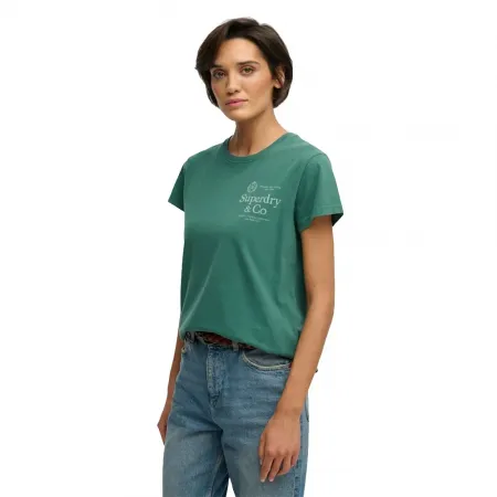 슈퍼드라이 Luxe Casual Classic 반팔 티셔츠 142901349