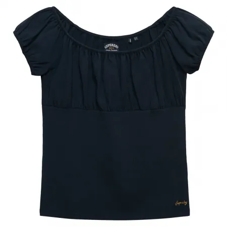 슈퍼드라이 Athletics 에센셜 Ruched 반팔 티셔츠 142919842