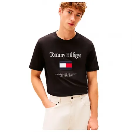 타미힐피거 Embroidery Flag 반팔 티셔츠 142955255