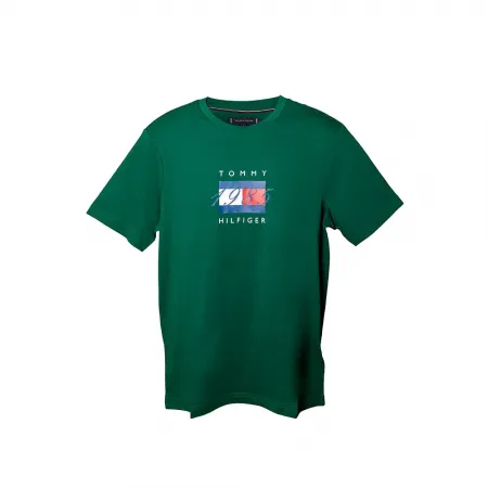 타미힐피거 Linear Flag 그래픽 반팔 티셔츠 142955283