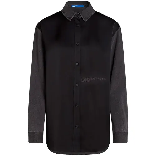 KARL LAGERFELD JEANS A1W11012 오버핏 긴팔 셔츠 142978858