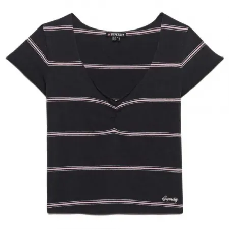 슈퍼드라이 Athletic 에센셜 Gathered Pattern 반팔 티셔츠 142979775