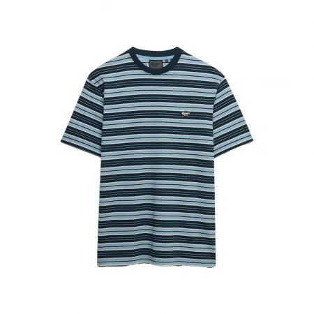 슈퍼드라이 오버핏 Stripe 반팔 티셔츠 142979841
