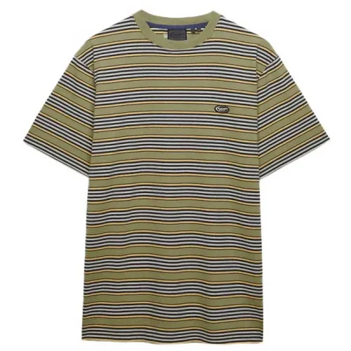 슈퍼드라이 오버핏 Stripe 반팔 티셔츠 142979842