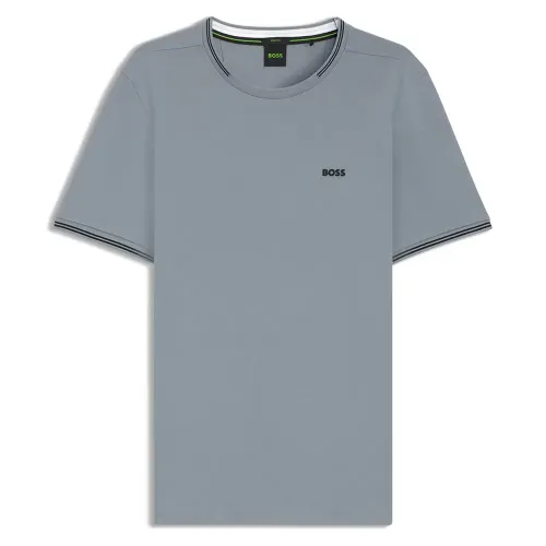 보스 Taul 10255848 그린 반팔 티셔츠 142987647