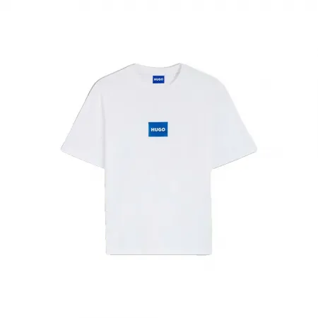 휴고 보스 Nayonix 10258299 블루 반팔 티셔츠 143001143