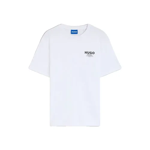 휴고 보스 Nesptee 10283344 블루 반팔 티셔츠 143001154