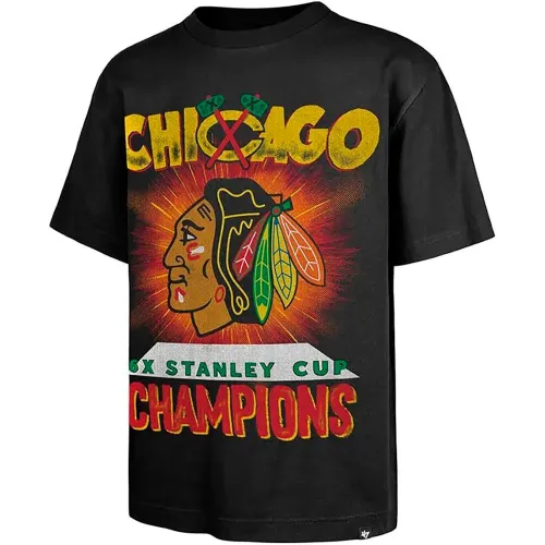 47 NHL 시카고 블랙호크스 Sigma 반팔 티셔츠 143007850