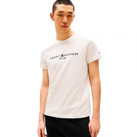 타미힐피거 로고 반팔 티셔츠 143021484