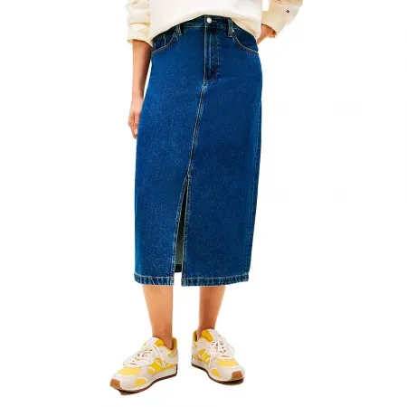 타미힐피거 WW0WW47729 Straight 핏 미디 스커트 143021661