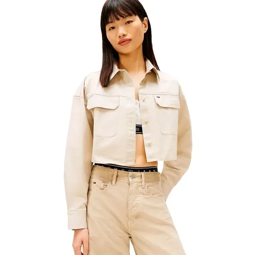 타미힐피거 DW0DW22514 Cropped 긴팔 셔츠 143021933