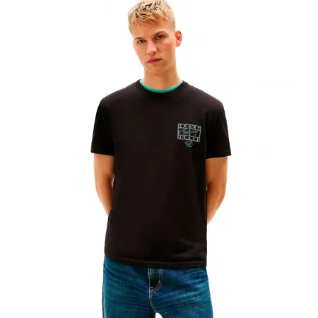 타미힐피거 Sign Spray 레귤러 핏 반팔 티셔츠 143022058