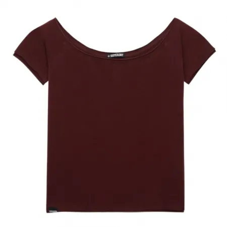 슈퍼드라이 Bardot Off Shoulder 반팔 셔츠 143062969