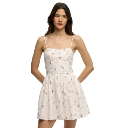 슈퍼드라이 Corset Cami 짧은 원피스 143062982