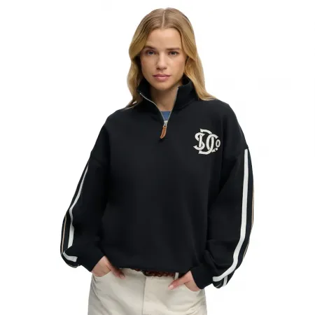 슈퍼드라이 컨트리 Club Applique 하프 지퍼 스웨터 143062987