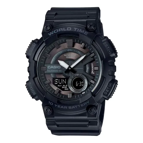 카시오 AEQ-110W-1B 52.2mm 10ATM Quartz Analogue/Digital 시계 143076593