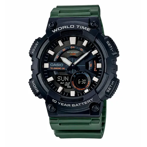 카시오 AEQ-110W-3A 52.2mm 10ATM Quartz Analogue/Digital 시계 143076594