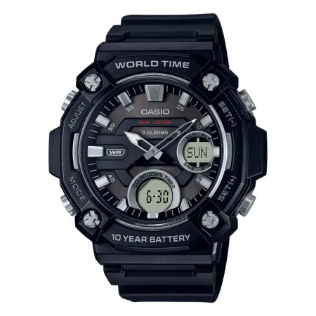 카시오 AEQ-120W-1A 53.3mm 10ATM Quartz Analogue/Digital 시계 143076595