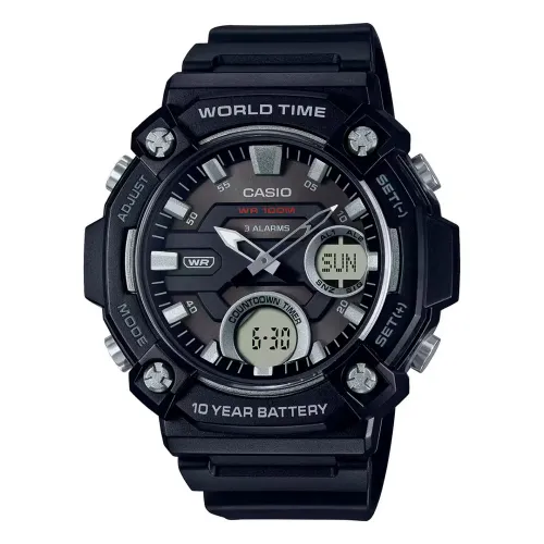 카시오 AEQ-120W-1A 53.3mm 10ATM Quartz Analogue/Digital 시계 143076595