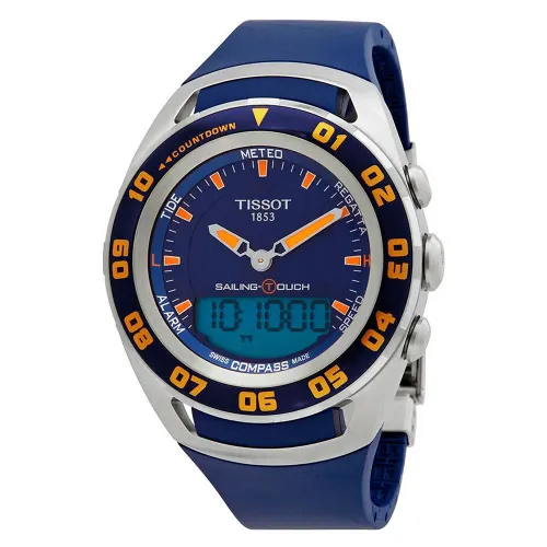 티쏘 T056420270410 45mm 10ATM Quartz Analogue/Digital 시계 143077143