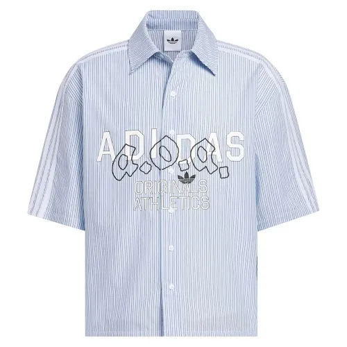아디다스 Texas A&M Aggies Poplin 버튼 Up 반팔 셔츠 143085492