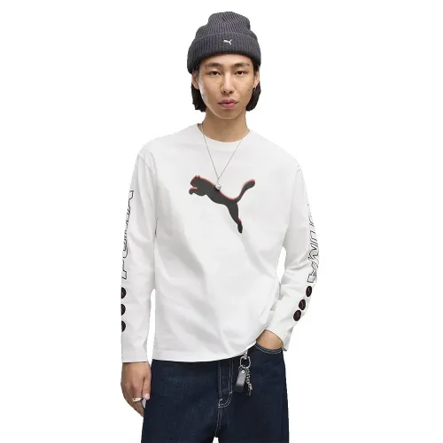 푸마 스포츠 스트릿 릴렉스드 그래픽 긴팔 티셔츠 143157724