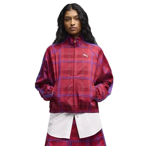 푸마 T7 릴렉스ed Tartan 자켓 143158392